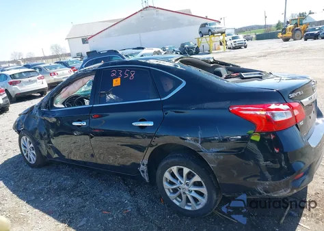 2019 Nissan Sentra Sv из США, поврежденный, VIN 3N1AB7APXKY411307